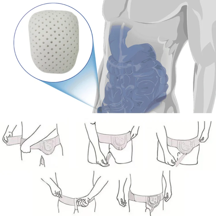 Adult Hernia Belt Groin Protection Belt, Color: White - Image 6