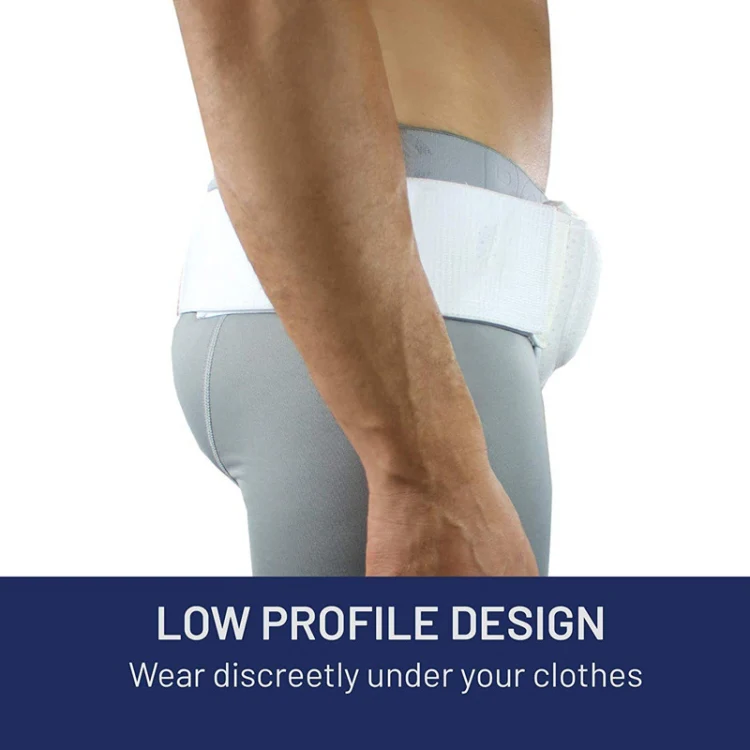 Adult Hernia Belt Groin Protection Belt, Color: White - Image 8