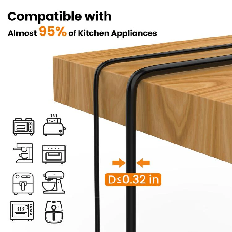 AhaStyle DD-06 6pcs Kitchen Self-Adhesive Cable Organizer Cable Holder(Transparent) - Image 2