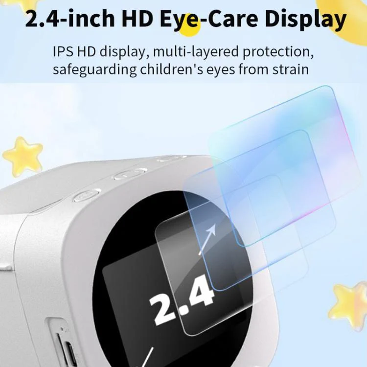 AI Thermal Printer With Voice-To-Image Generation 6 Creative Modes & 2.4-Inch HD Screen For Kids(Red) - Image 6