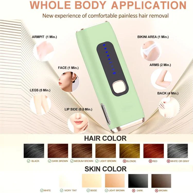 AI09 IPL Electric Hair Removal Device, Plug Type:EU Plug(White) - Image 12