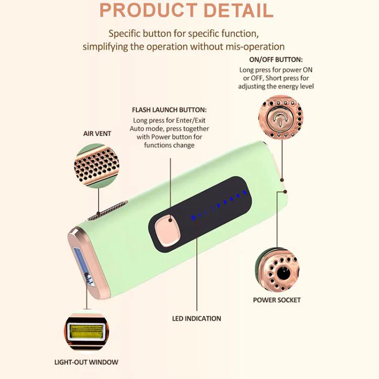 AI09 IPL Electric Hair Removal Device, Plug Type:US Plug(White) - Image 13