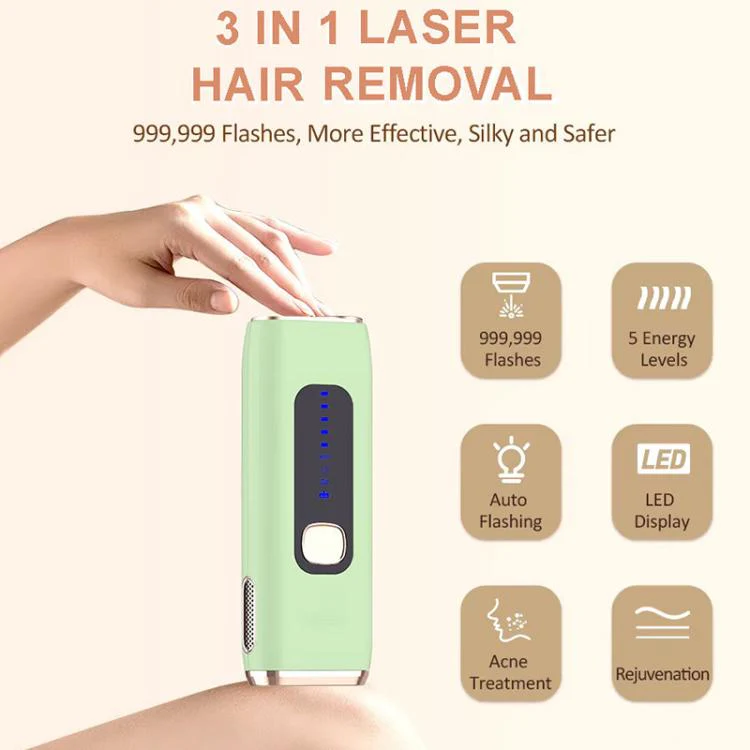 AI09 IPL Electric Hair Removal Device, Plug Type:US Plug(White) - Image 2