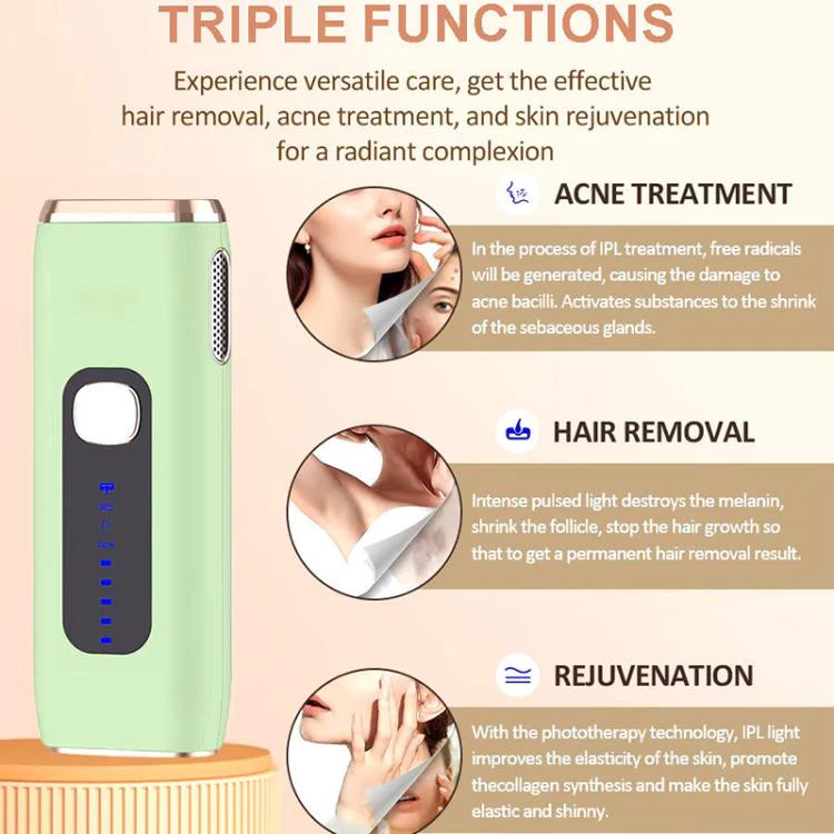 AI09 IPL Electric Hair Removal Device, Plug Type:US Plug(White) - Image 8
