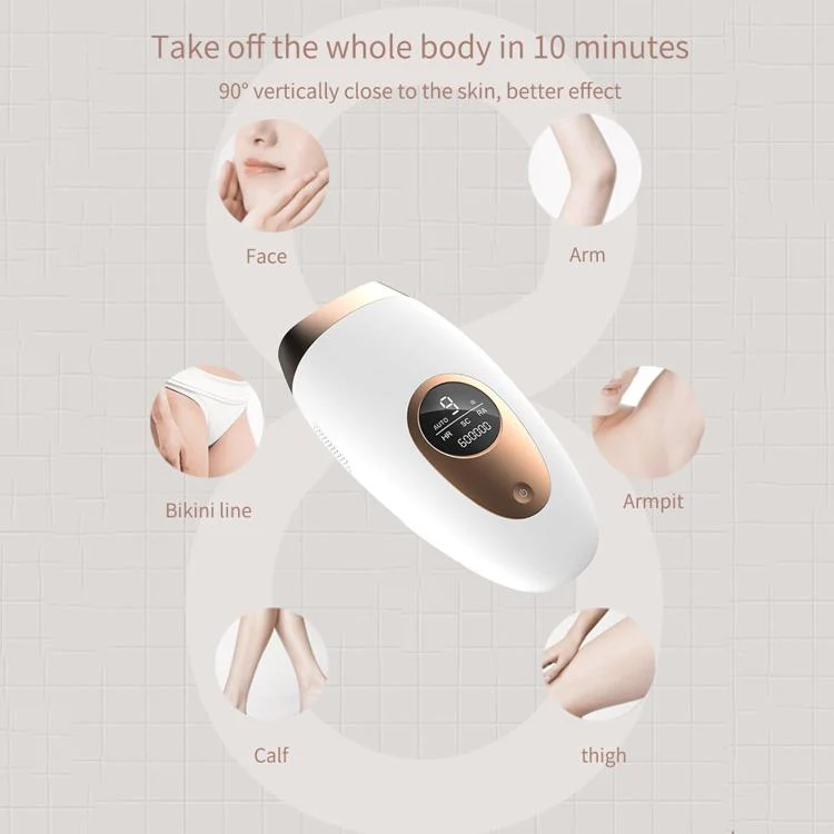 AI17 IPL Electric Ice Hair Removal Device, Plug Type:EU Plug(White) - Image 7