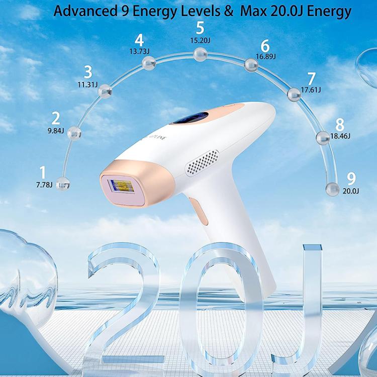 AI17 IPL Electric Ice Hair Removal Device, Plug Type:EU Plug(White) - Image 9