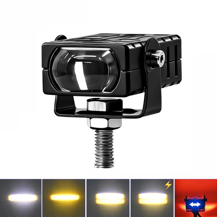 Aluminum Alloy Motorcycle Grille Spotlights Warning Lights(S29)
