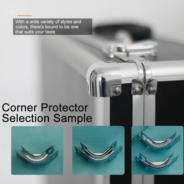Aluminum Alloy Portable Key Lock Instrument Storage Box, Size:S(Silver) - Image 9