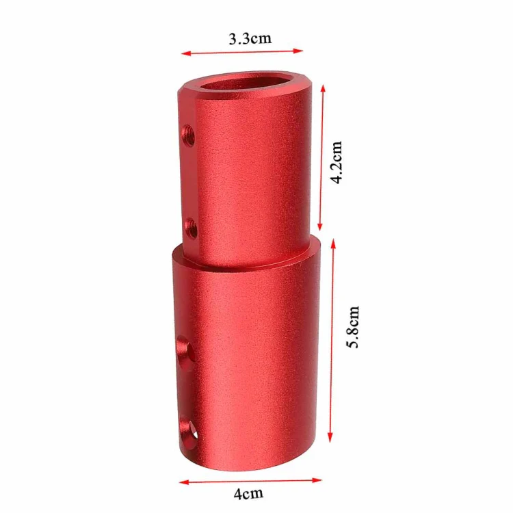 Aluminum Extension Pipe Extender Pole For Xiaomi M365/M365Pro Pro2 1S(Black) - Image 3