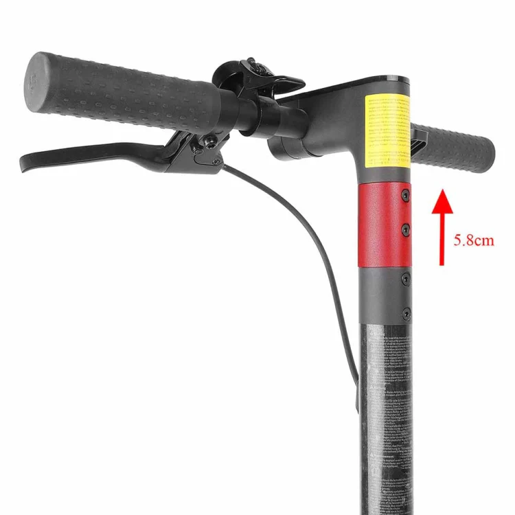 Aluminum Extension Pipe Extender Pole For Xiaomi M365/M365Pro Pro2 1S(Black) - Image 5