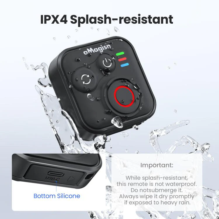 aMagisn Bluetooth Remote Controller 3.0 Universal Version For Insta360, GoPro Hero, Android/ios Smartphones, DJI OSMO 360, Action 6/5 Pro/4 - Image 5