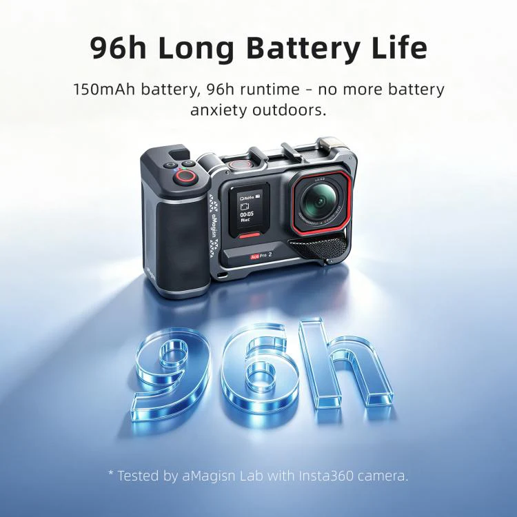 aMagisn Bluetooth Xplorer Grip Kit For Insta360 Ace Pro 2 / Ace Pro / X5 / X4 Air / X4 / X3 - Image 13