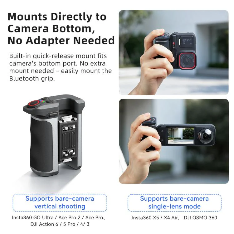aMagisn Bluetooth Xplorer Grip Kit For Insta360 GO Ultra - Image 5