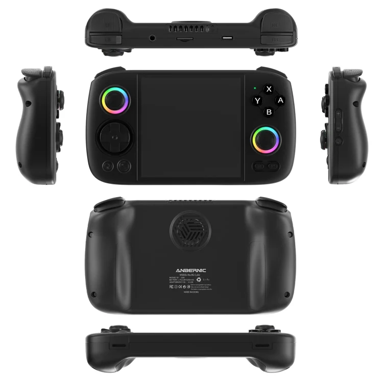 ANBERNIC RG Cube Retro Handheld Game Console With 3.95 Inch Screen T820 CPU Android 13 RGB Light 8+128G(Gray) - Image 13