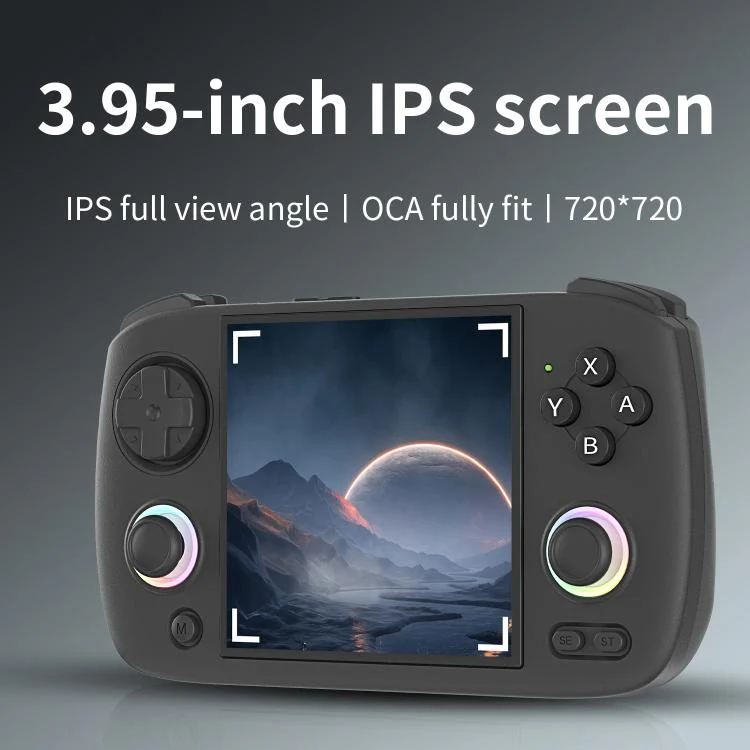 ANBERNIC RG CubeXX 3.95-Inch IPS Screen Handheld Game Console Supports WiFi Bluetooth, Linux 64-Bit  32G+128G(White) - Image 3