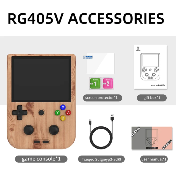 ANBERNIC RG405V 4+256G 10000 Games Handheld Game Console 4-Inch IPS Screen Android 12 System T618 64-Bit Game Player(Retro Gray) - Image 13