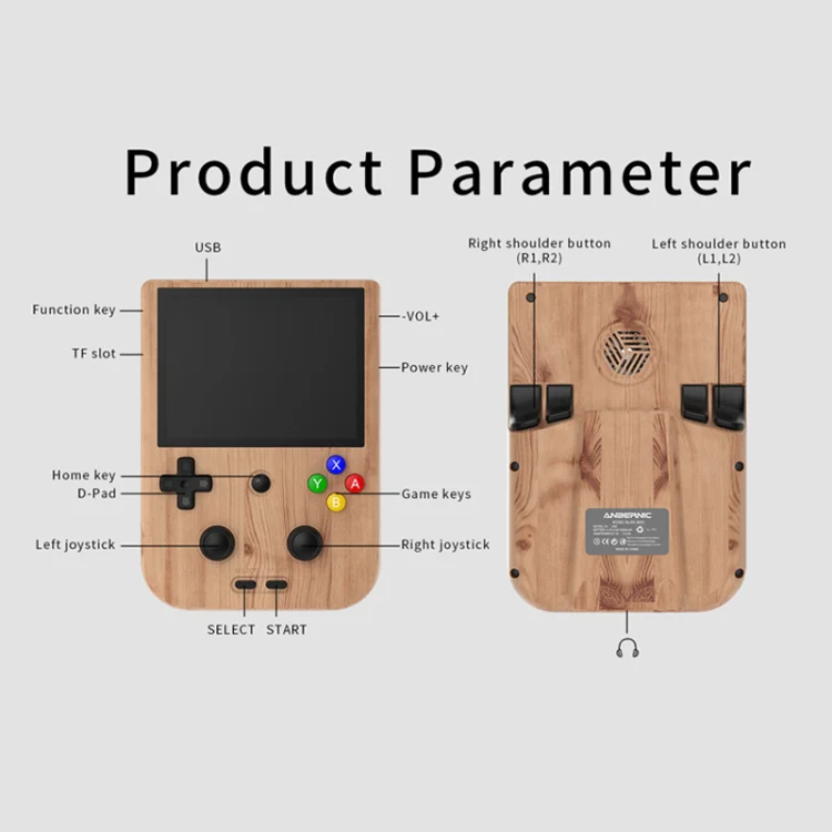 ANBERNIC RG405V 4+256G 10000 Games Handheld Game Console 4-Inch IPS Screen Android 12 System T618 64-Bit Game Player(Transparent Purple) - Image 12