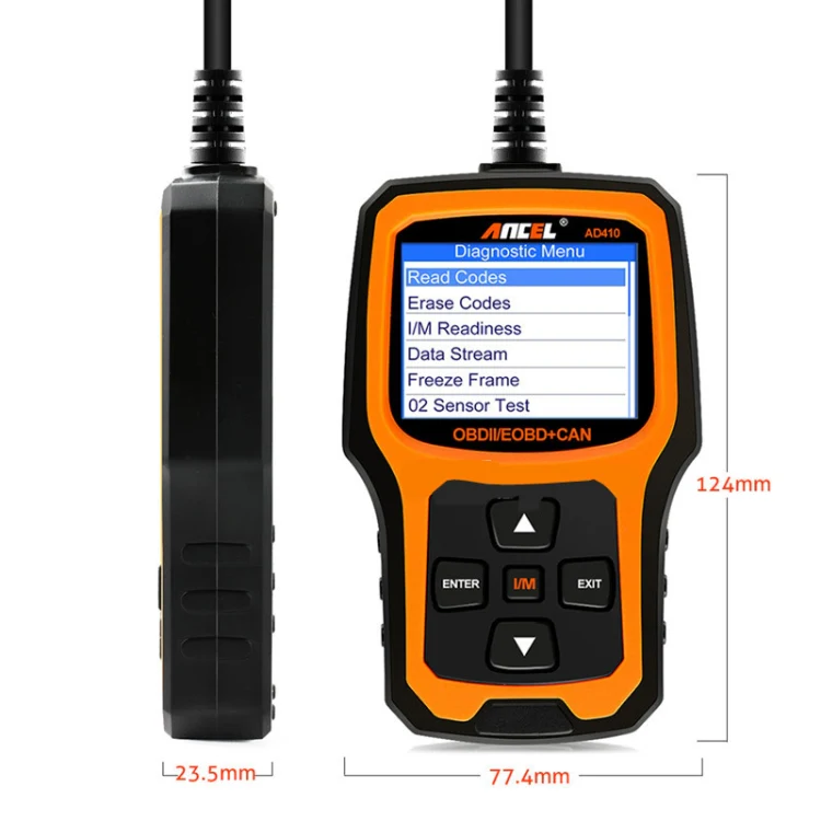 ANCEL AD410 OBD2 Car Universal Auto Diagnostic Scanner - Image 2