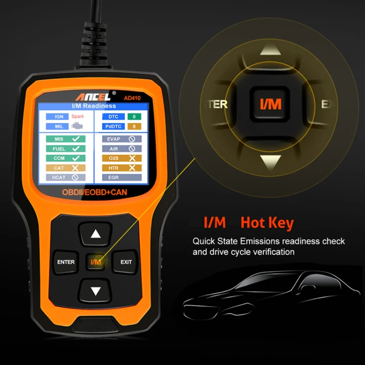 ANCEL AD410 OBD2 Car Universal Auto Diagnostic Scanner - Image 5
