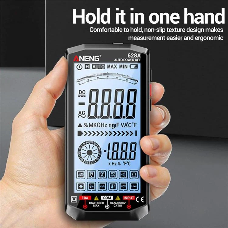 ANENG Fully Automatic Intelligent Digital Multimeter For Electrical Engineering(Black) - Image 10