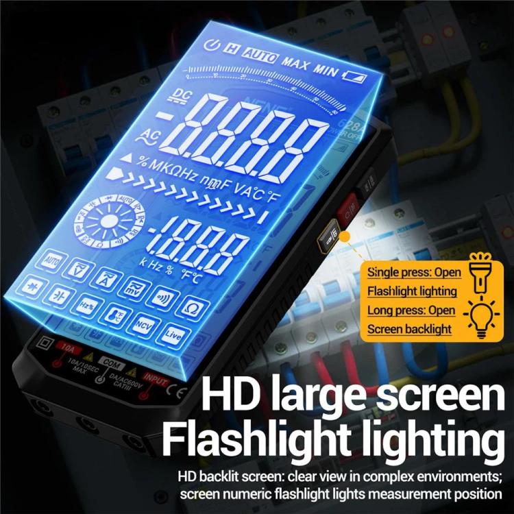 ANENG Fully Automatic Intelligent Digital Multimeter For Electrical Engineering(Black) - Image 9