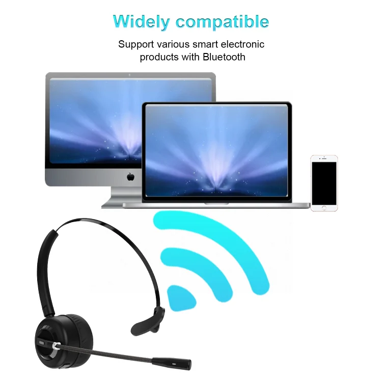 Anivia A8 Bluetooth Telephone Headset with Noise-cancelling Microphone(Black) - Image 4