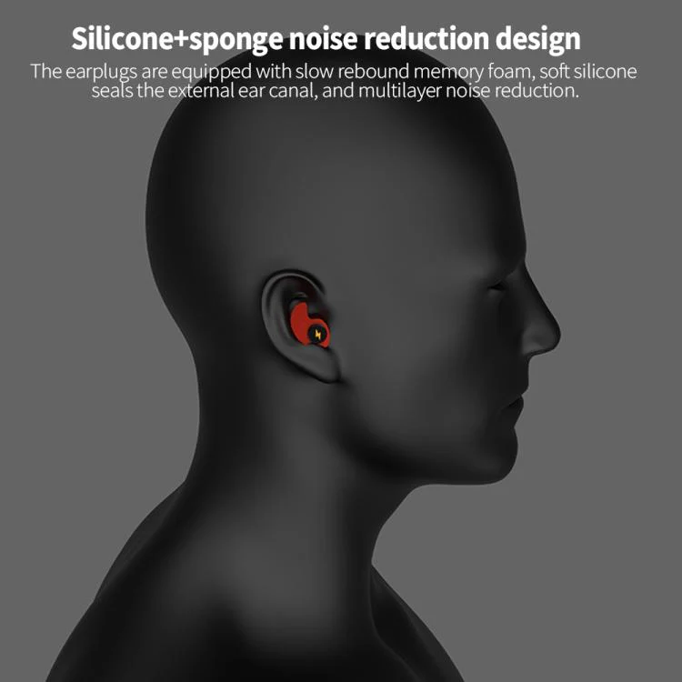 Anti-noise Sleep Earplugs Soundproof Earplugs(Black) - Image 7