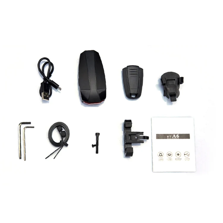 ANTUSI A6 USB Charging COB Light Source Smart Cycling Bike Warning Alarm Tail Light with Remote Control - Image 6