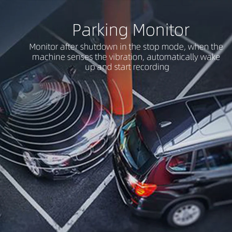 Anytek A6 5 inch HD Dual Record Lens Driving Recorder Car Rear View Mirror Image Car - Image 11