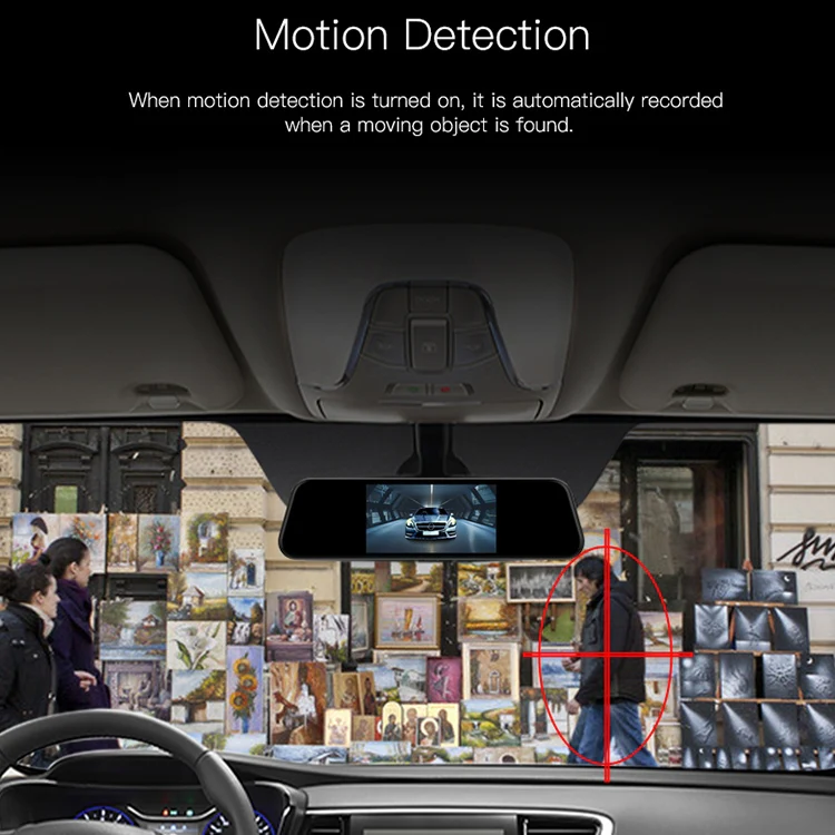 Anytek T600 Ultra HD 1080P 5.5 inch IPS Touch Screen Car DVR Driving Recorder - Image 5