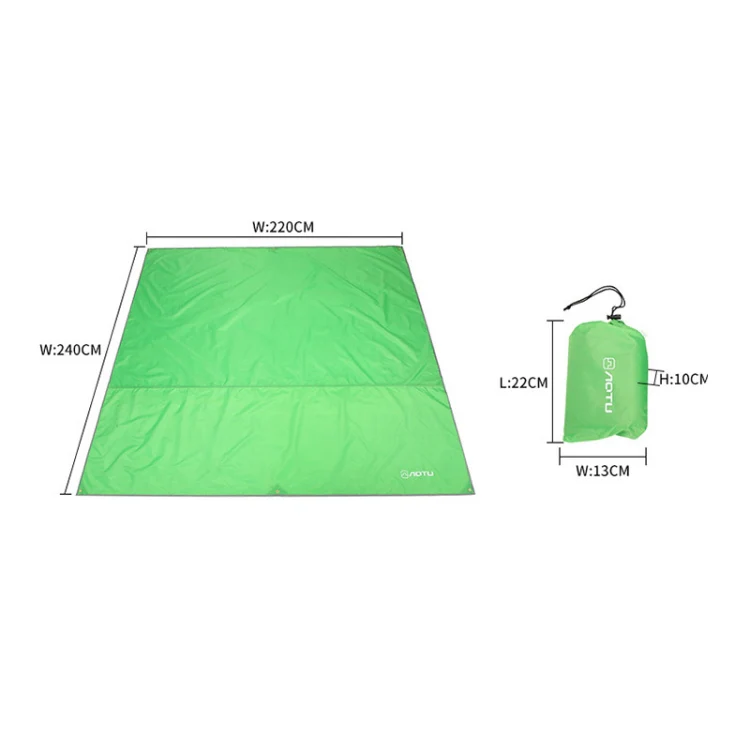 AOTU AT6220 Oxford Cloth Outdoor Camping Picnic Beach Mat, Size: 240 x 220cm (Blue) - Image 2