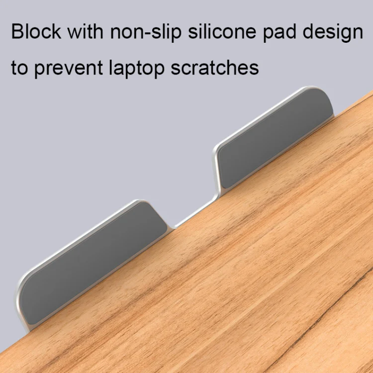 AP-2DP Desktop Liftable Wooden Tablet Laptop Support Stand(Darkwood) - Image 5