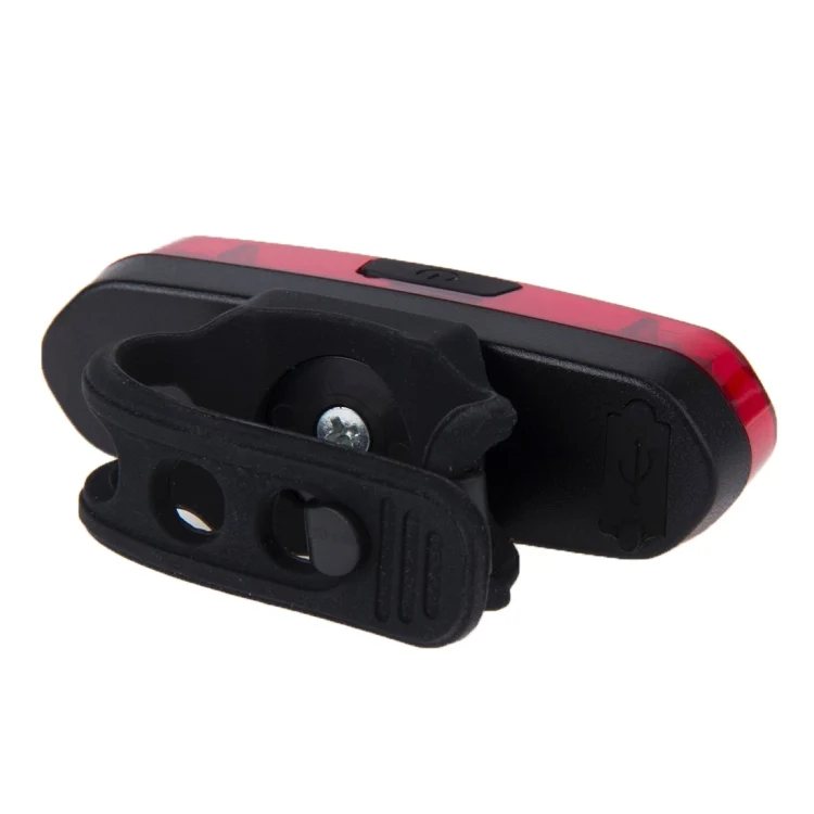 AQY-096 IPX4 Detachable USB Rechargeable Dual Color LED Bike Taillight (White & Red) - Image 3