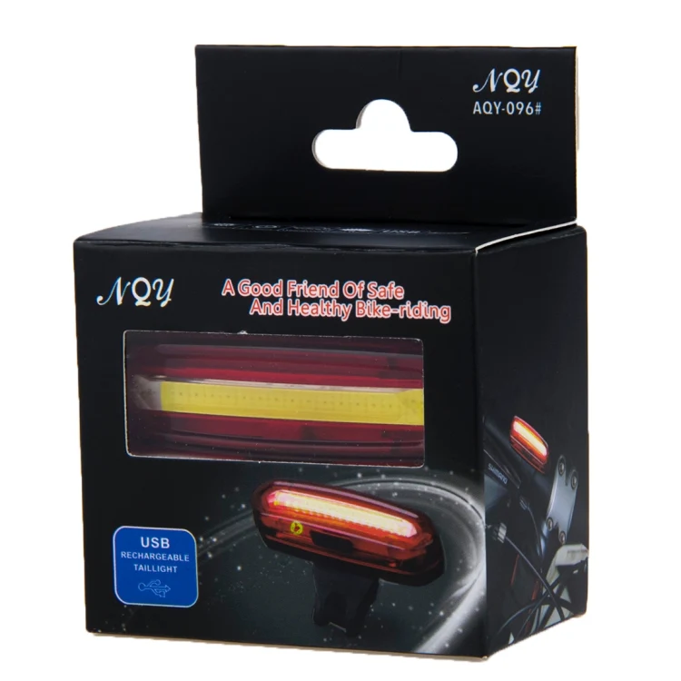 AQY-096 IPX4 Detachable USB Rechargeable Dual Color LED Bike Taillight (White & Red) - Image 6
