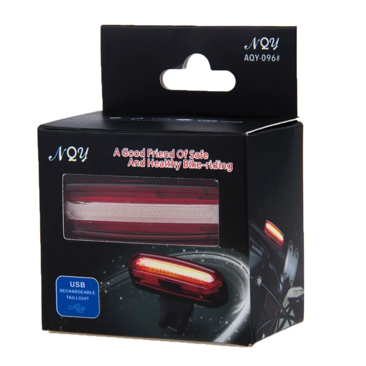AQY-096 IPX4 Detachable USB Rechargeable Single Color LED Bike Taillight (Red) - Image 6
