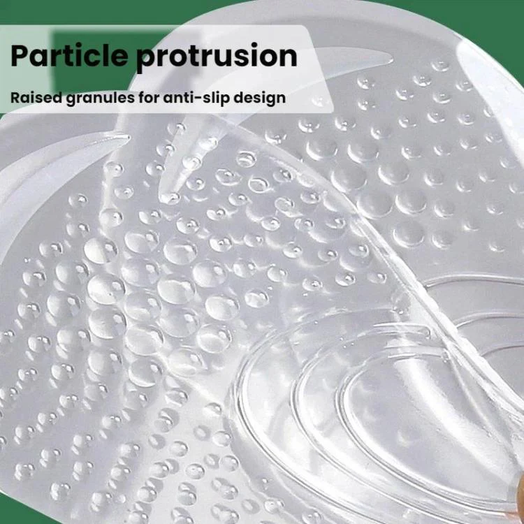 Arch Support Insole Silicone Anti-slip Shock-absorbing Soft Half-Insole(Transparent) - Image 3