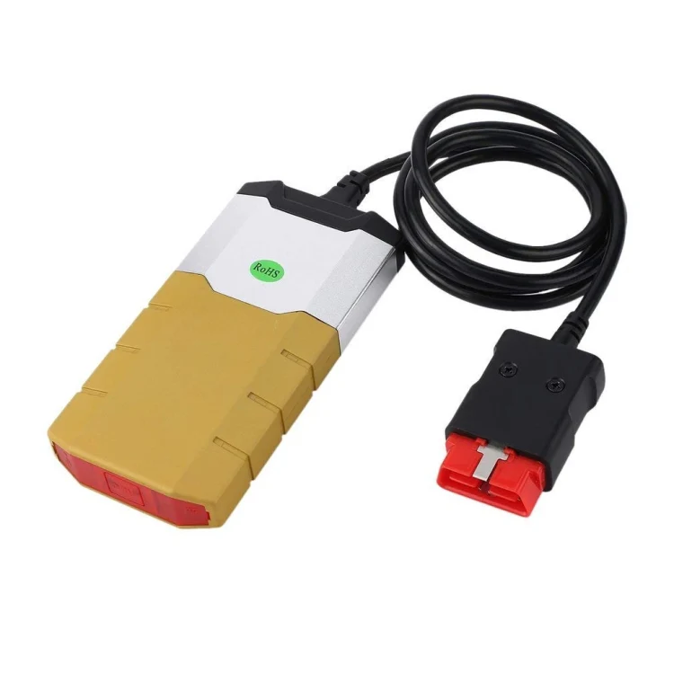 Autocom CDP Professional Car Bluetooth Diagnostic Cables Aluminum Alloy OBD2 Diagnostic Tool Delphi DS150E (Gold)