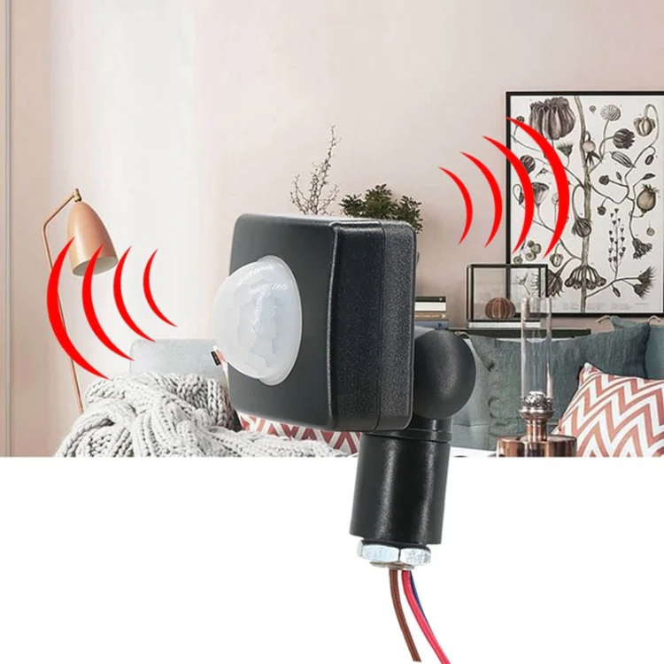 Automatic Security PIR Infrared Motion Sensor Detector Wall Spotlights Switch, Size:10mm(White) - Image 3