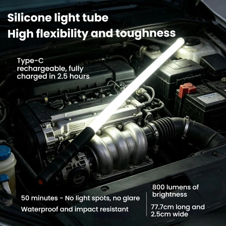 Automotive Repair Outdoor Multifunctional Flexible LED Silicone Light Strip(Black) - Image 7