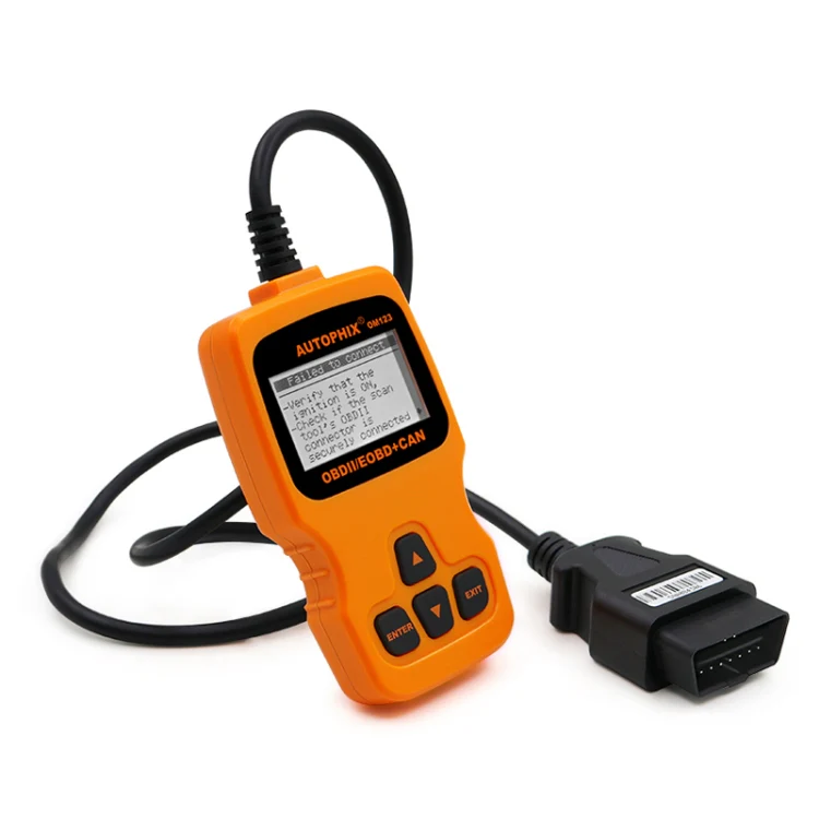 AUTOPHIX OM123 Car Portable OBD2 Scanner Car Diagnostic Tool OBD 2 Automotive Scanner EOBD Code Reader (Orange) - Image 2
