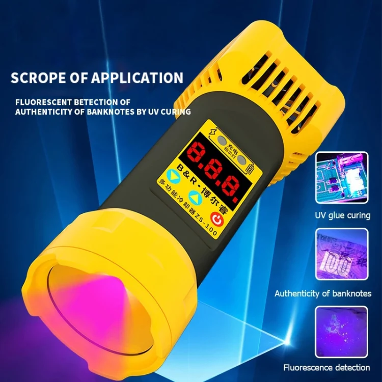 B&R ZS-100 2 in 1 UV Curing Lamp + Fan Cooler Repair Tool - Image 4