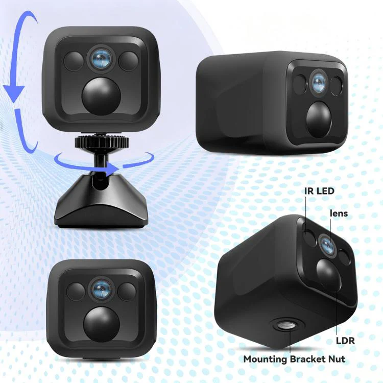B01 Home HD Smart WiFi Camera, Supports Night Vision and Motion Detection(Black) - Image 13