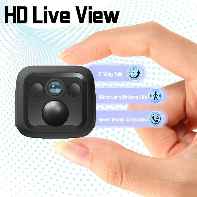 B01 Home HD Smart WiFi Camera, Supports Night Vision and Motion Detection(Black) - Image 9
