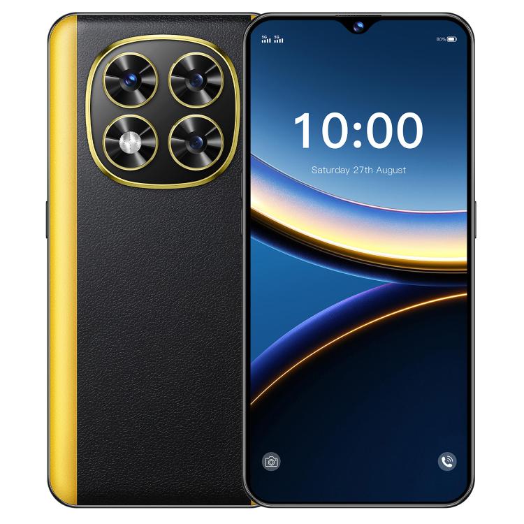 B100, 6GB+128GB, 6.53 inch Android 11 MT6771V Octa Core, Network: 4G, Dual SIM, Plug:AU Plug(Black)