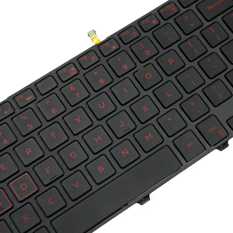 Backlight Laptop Keyboard For Dell 15-9550 / 15-3000 / 15-5542(Red Word) - Image 4