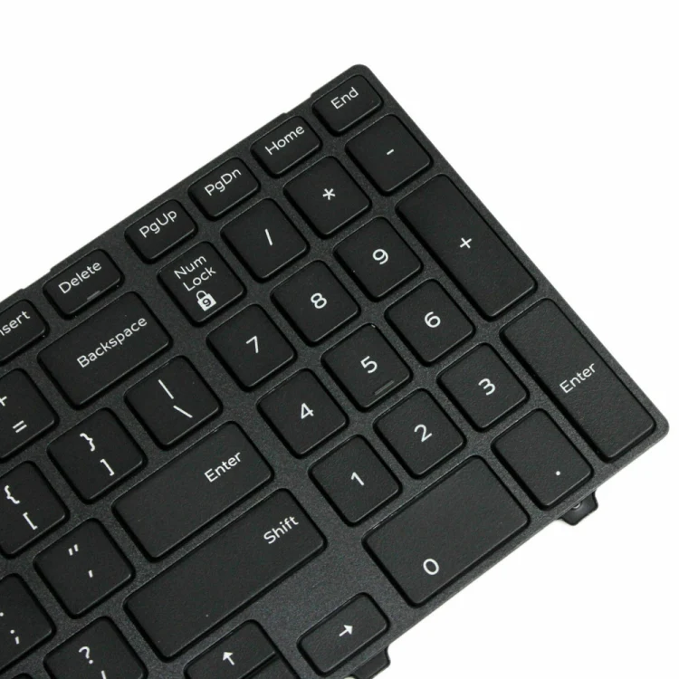 Backlight Laptop Keyboard For Dell 15-9550 / 15-3000 / 15-5542(White Word) - Image 4