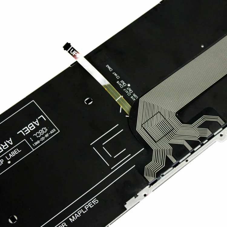 Backlight Laptop Keyboard For Dell 15-9550 / 15-3000 / 15-5542(White Word) - Image 6