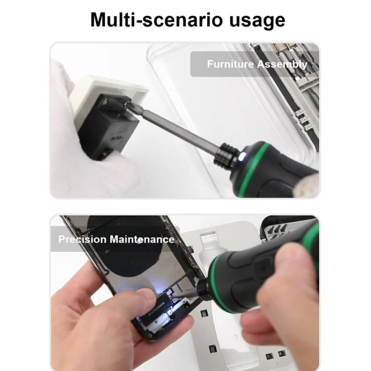 BAKU 41-In-1 Electric Screwdriver Set With USB-C Charging & Dual LED Lights For Home Repair, Electronics(BA-0001) - Image 9