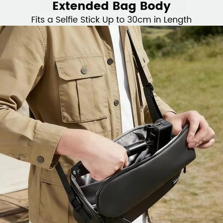Baona BN-DJ004 Action Camera Storage Bag Shoulder Crossbody Bag, For DJI Osmo Action 4 / Action 5 Pro / Action 6 / Pocket 3(Black) - Image 7