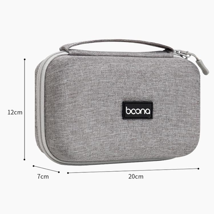Baona BN-F016 Hard EVA Power Adapter Case Portable Travel Electronics Organizer for Laptop Charger Cable(Black) - Image 9